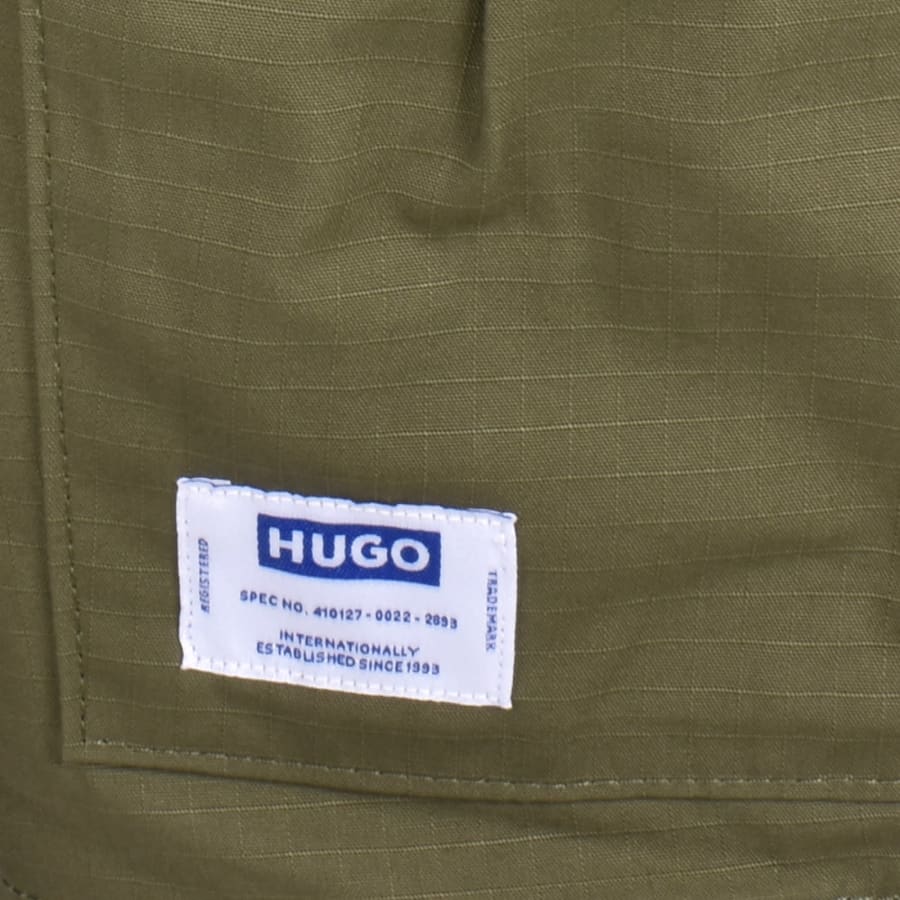 Hugo boss khaki shorts clearance